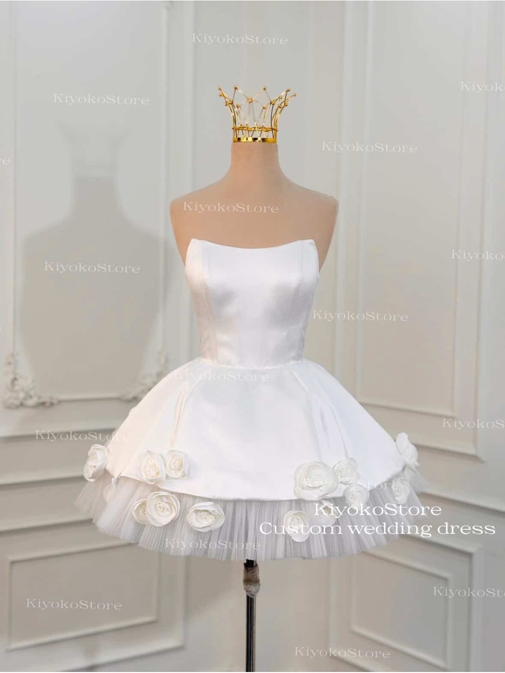 Nicole and Felicia INSPIRED custom Wedding Reception Dress
